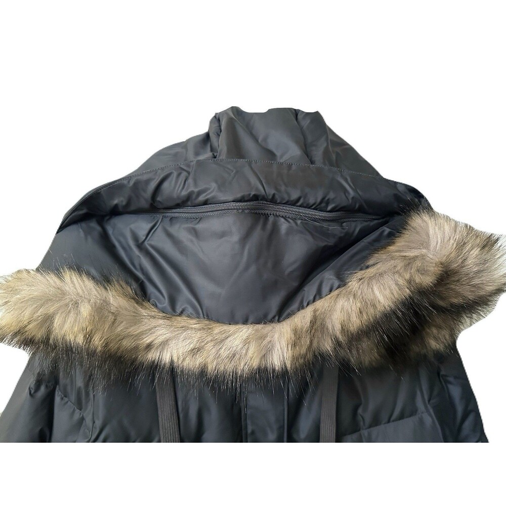 NEW Eddie Bauer Womens Size Large Steel Blue Lodge Cascadian Down Puffer Jacket - Picture 9 of 13